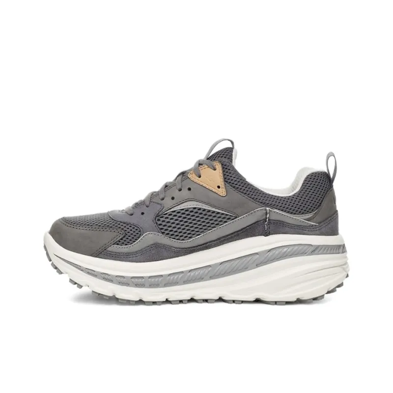 UGG CA805 Mesh Breathable Low Top Running Shoes Men's White Gray-0