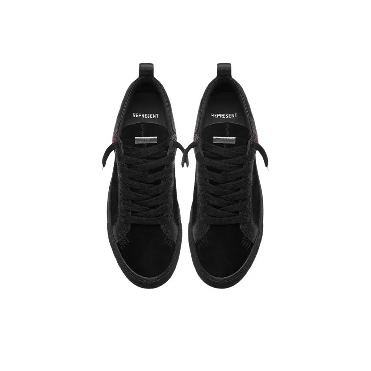 REPRESENT Alpha Low Stylish Skateboarding Shoes Men's Black-4