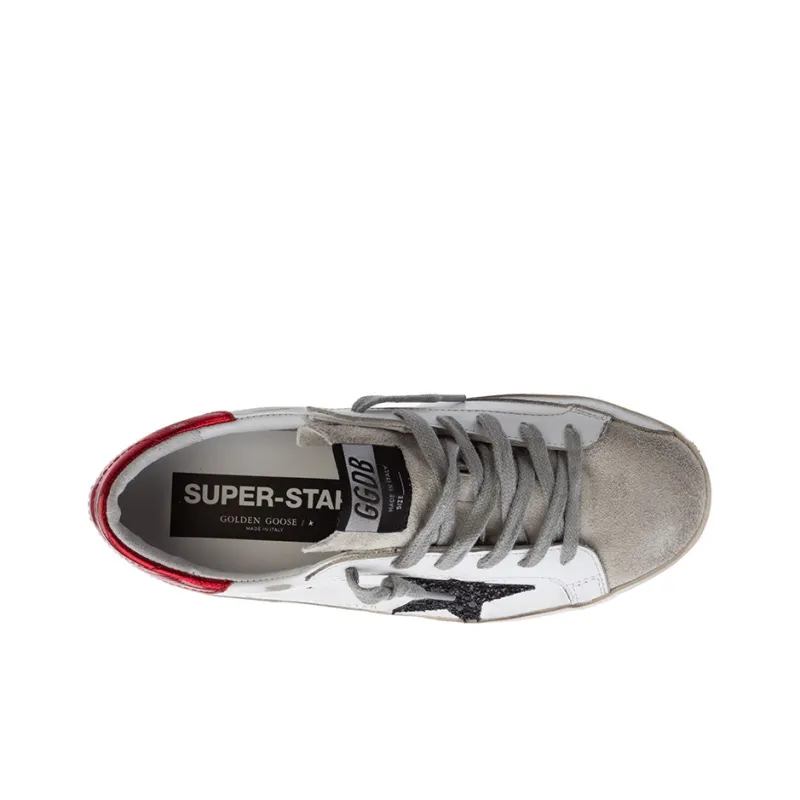 Golden Goose Super Star Low Top Skateboard Shoes Women's White-3