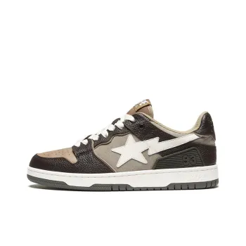 BAPE A BATHING APE Bape SK8 Sta Brown Ivory