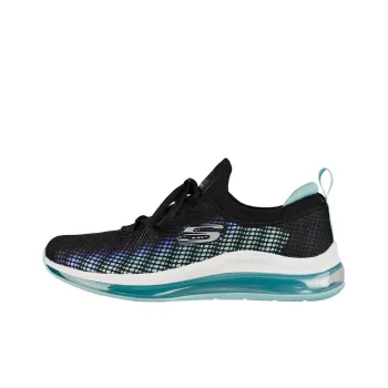Skechers Skech-air Element 2.0 - Vivid Blush Cushioned Slip-Resistant Low-Top Casual Shoes Women's Black Blue