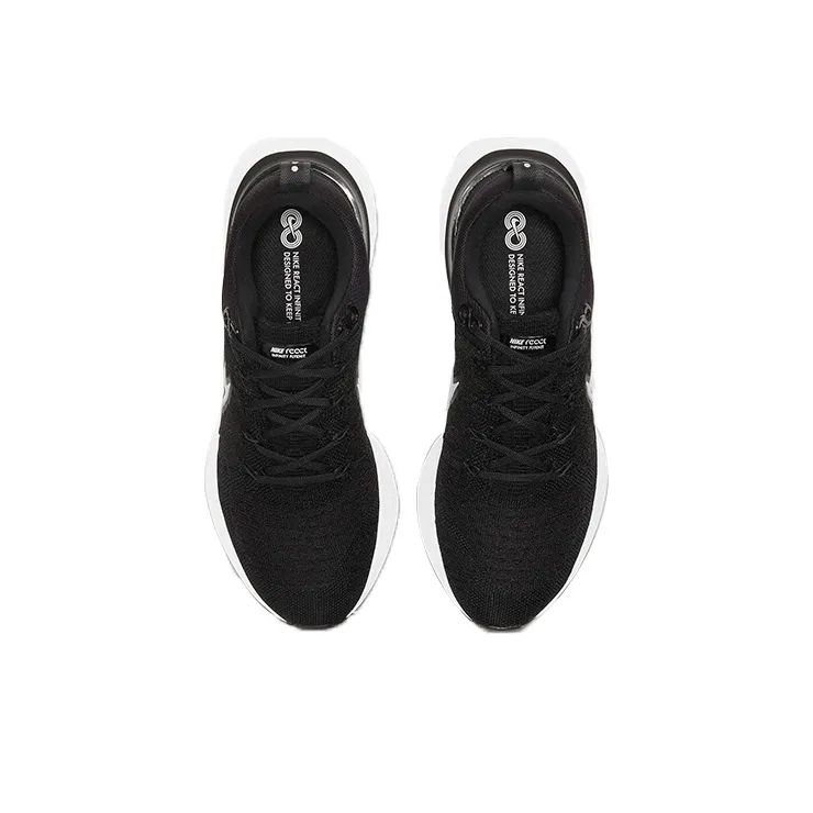 Nike React Infinity Run Flyknit 2 Black Women's-2