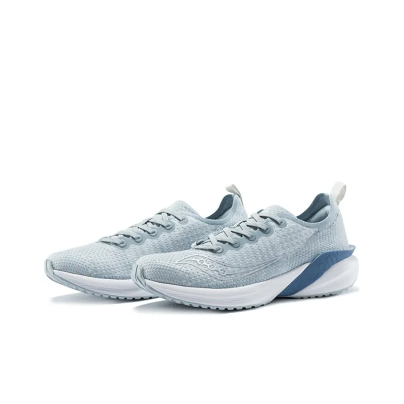 Saucony Coyote Suburban Wolf 2 Breathable Low Top Running Shoes Men's Gray Blue-2