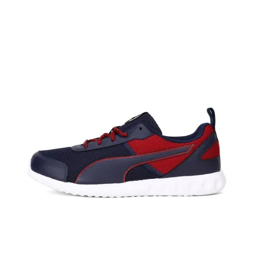 PUMA Momentum Running Shoes Men Low-Top Dark Blue/Red