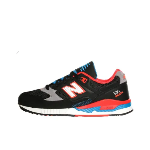 New Balance NB 530 Running Shoes Men Low-Top Black/Pink/Blue/White