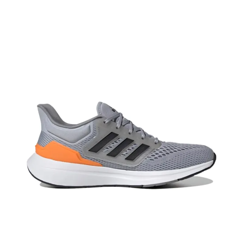 Adidas EQ21 Run Running Shoes Men Low-Top Gray/Orange-1