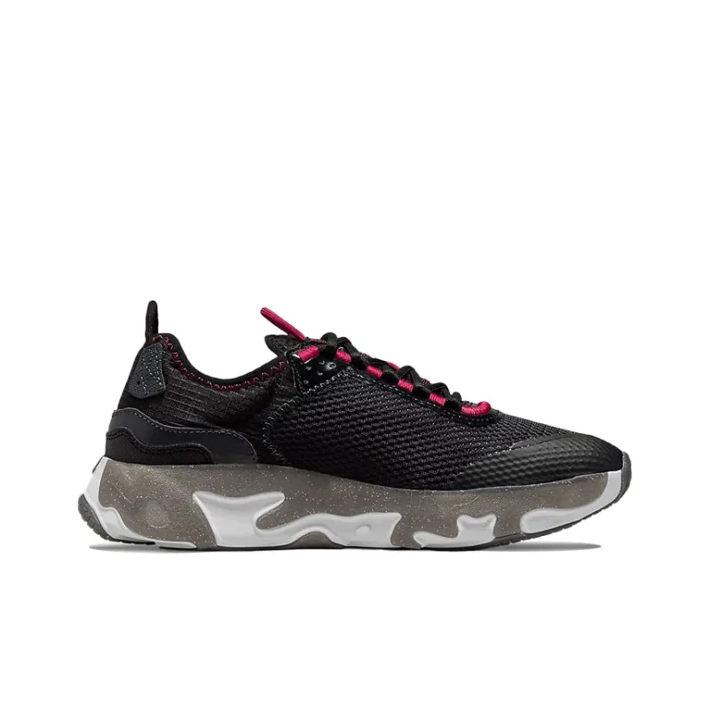 Nike React Live Se Low Top Black/Pink Gs-1