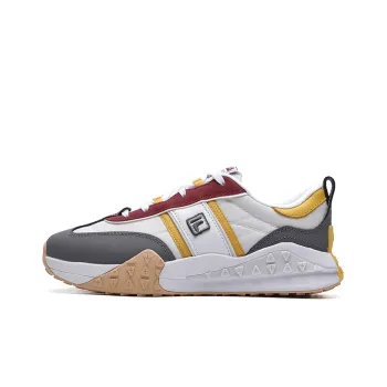 FILA Brick Cushioning Anti Slip And Wear Resistant Low Top Casual Shoes Women's Gray