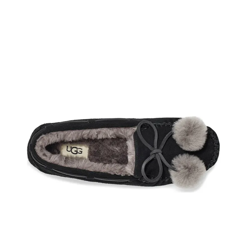 UGG Dakota Bow Pom 'Black' Women's-4