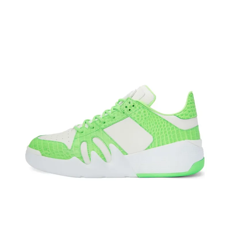 Giuseppe Zanotti Talon Crocodile effect Sneakers-0