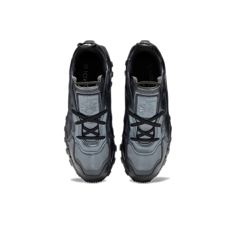 Reebok Classic Leather Cardi B Dark Silver Women's-4