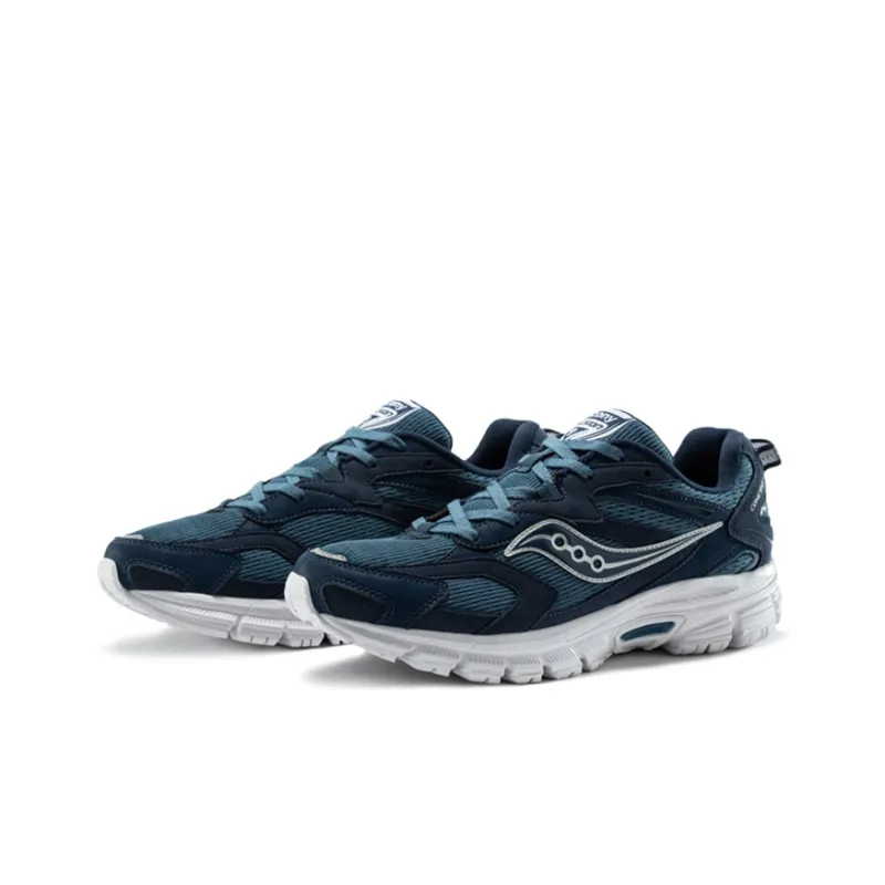 Saucony Cohesion 9 Low Top Running Shoes Men's Blue White-2