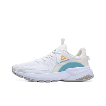 PEAK Sports Lifestyle Collection Anti Slip Wear Resistant Low Top Casual Shoes Men's White