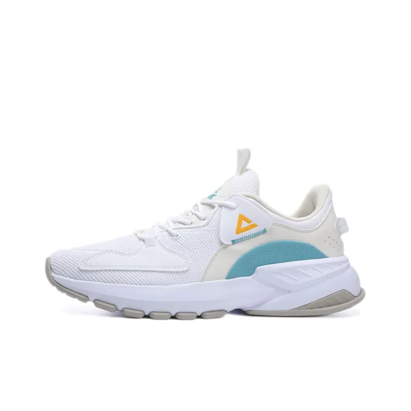 PEAK Sports Lifestyle Collection Anti Slip Wear Resistant Low Top Casual Shoes Men's White-0