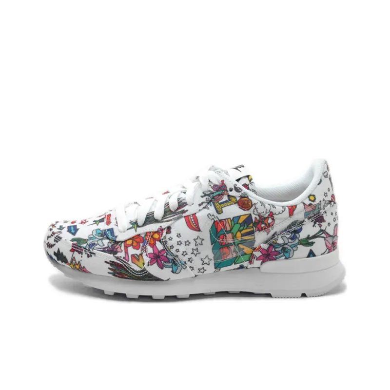 Nike Internationalist Cushioning Anti Slip And Wear Resistant Low Top Casual Shoes Women's White-0