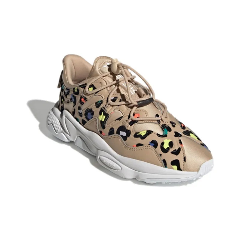 Adidas Originals Ozweego Plus 'Brown Black Yellow' Women's-2