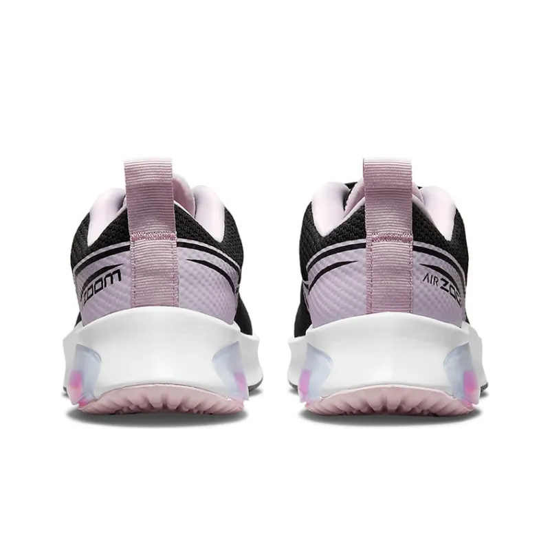 Nike Air Zoom Arcadia Shock Absorbers Slip Resistant Breathable Low Top Kids' Running Shoes Black Pink Teenagers-4