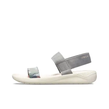Crocs Literide Graphic Sandals 'Grey' Women's