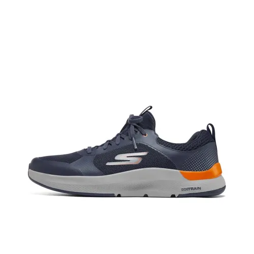 Skechers Go Train Running Shoes Men Low-Top Navy/Orange