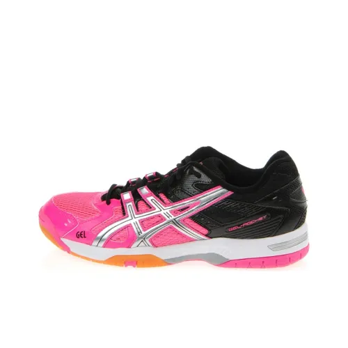 Asics Gel-Rocket 6 Running Shoes Women's Low-Top Pink/Black