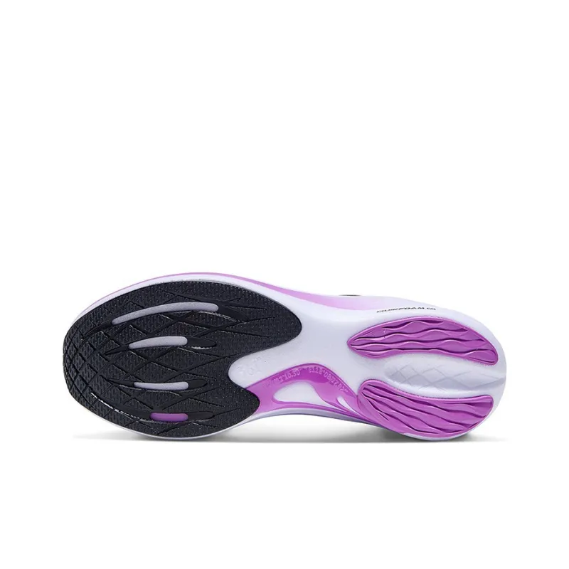 361° Flying Wing Lightweight And Breathable Low Top Running Shoes Women's Black Purple-3