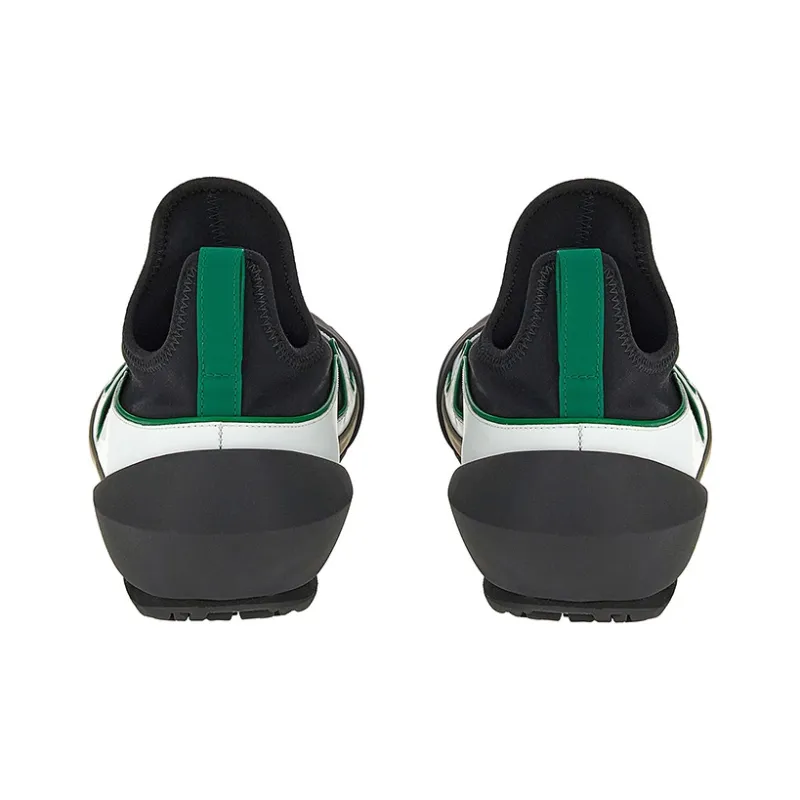 FERRAGAMO GIancini Anti-Slip Wear-Resistant Lightweight Breathable Low-Top Casual Shoes Men's Black Gray Green-3
