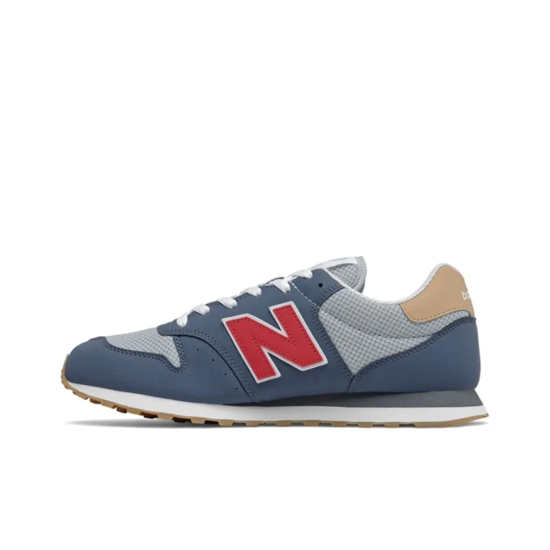 New Balance NB 500 Low Top Running Shoes Men's Blue Red-0