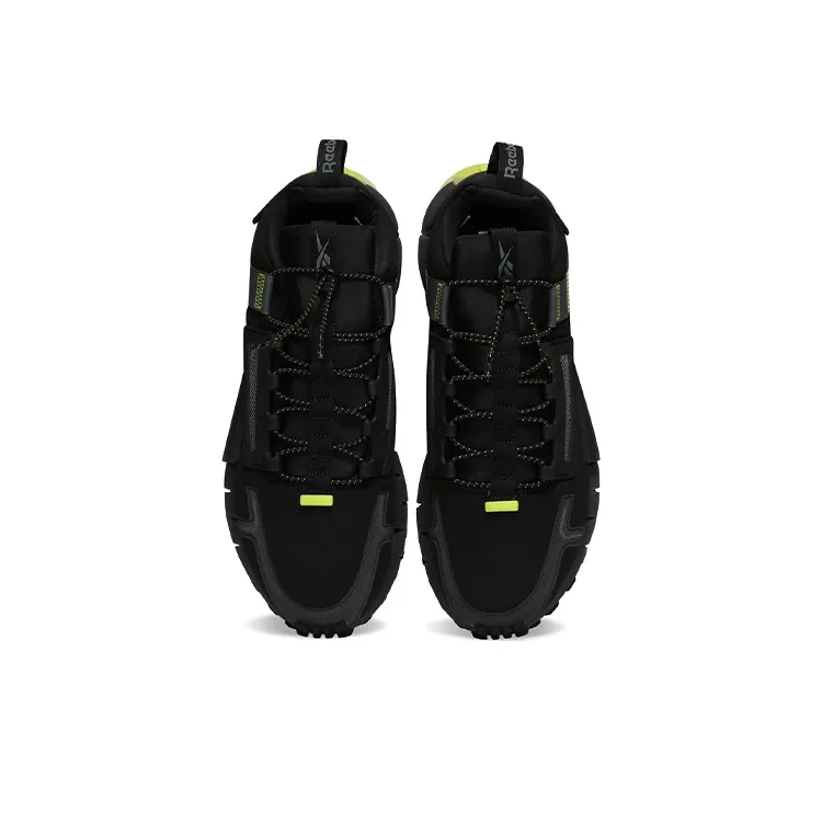 Reebok Zig Kinetica Edge 'Black Acid Yellow'-4