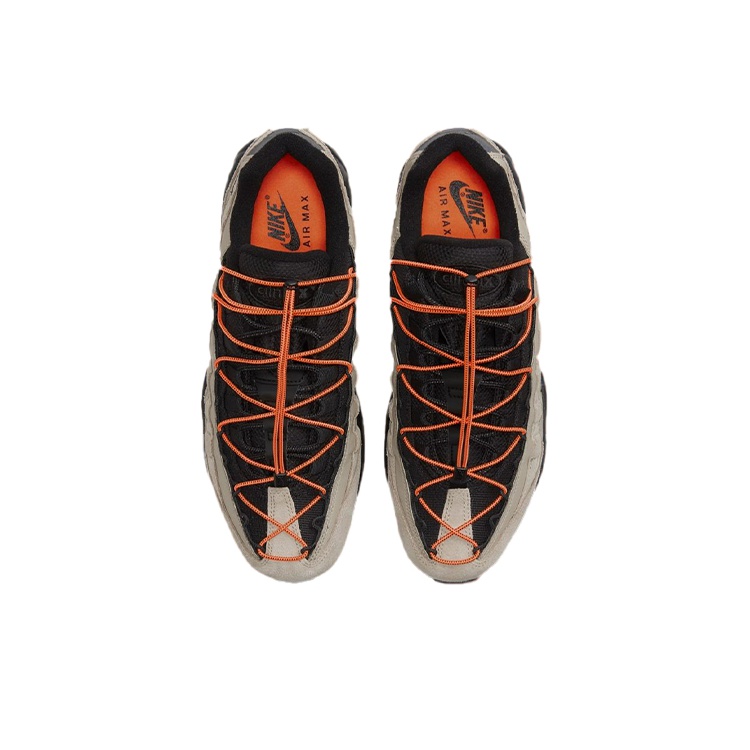 nike air max 95 khaki black total orange