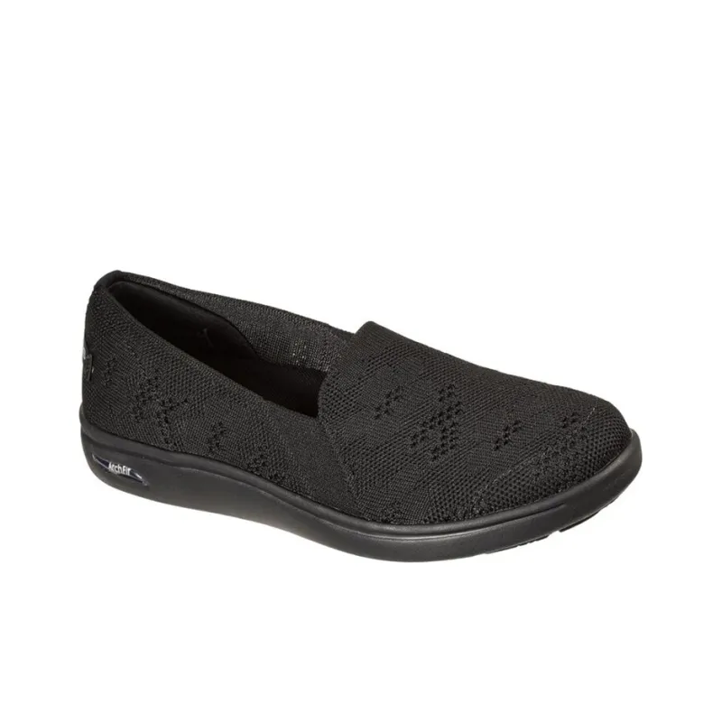 Skechers ARCH FIT UPLIFT Cushioning Anti-Slip And Wear-Resistant Low-Top Casual Shoes Women's Black-2