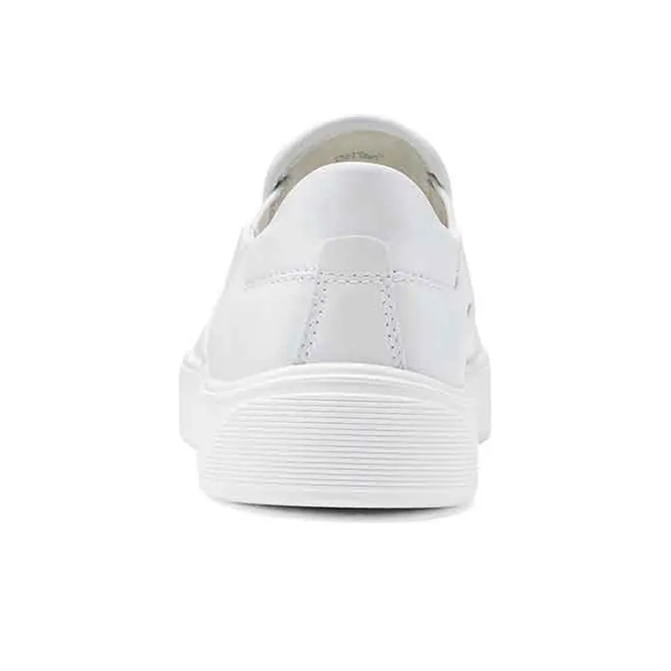 Ecco Stylish Skateboarding Shoes Women's White-2