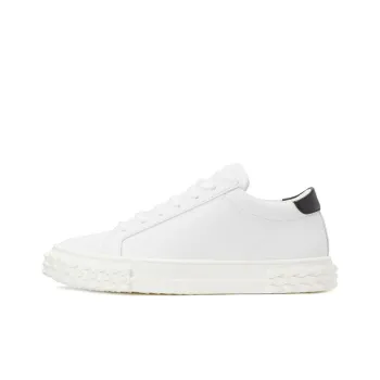 Giuseppe Zanotti/GZ Ecoblabber Stylish Skateboarding Shoes Men's White Black