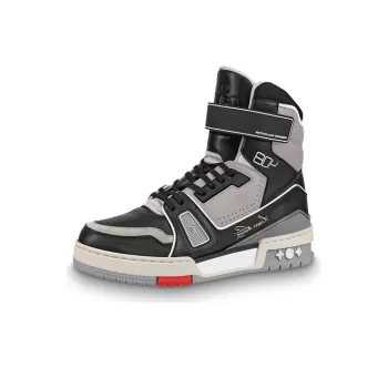 LOUIS VUITTON Trainer Boots 'Grey Black'