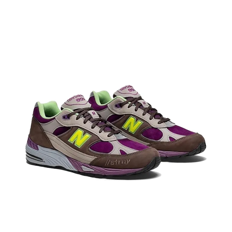 New Balance 991 Stray Rats Brown-1