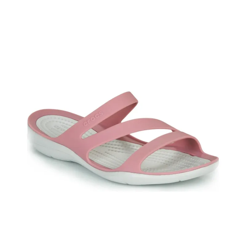 Crocs Swiftwater Slip Resistant Slide Slippers Women's Fans-2