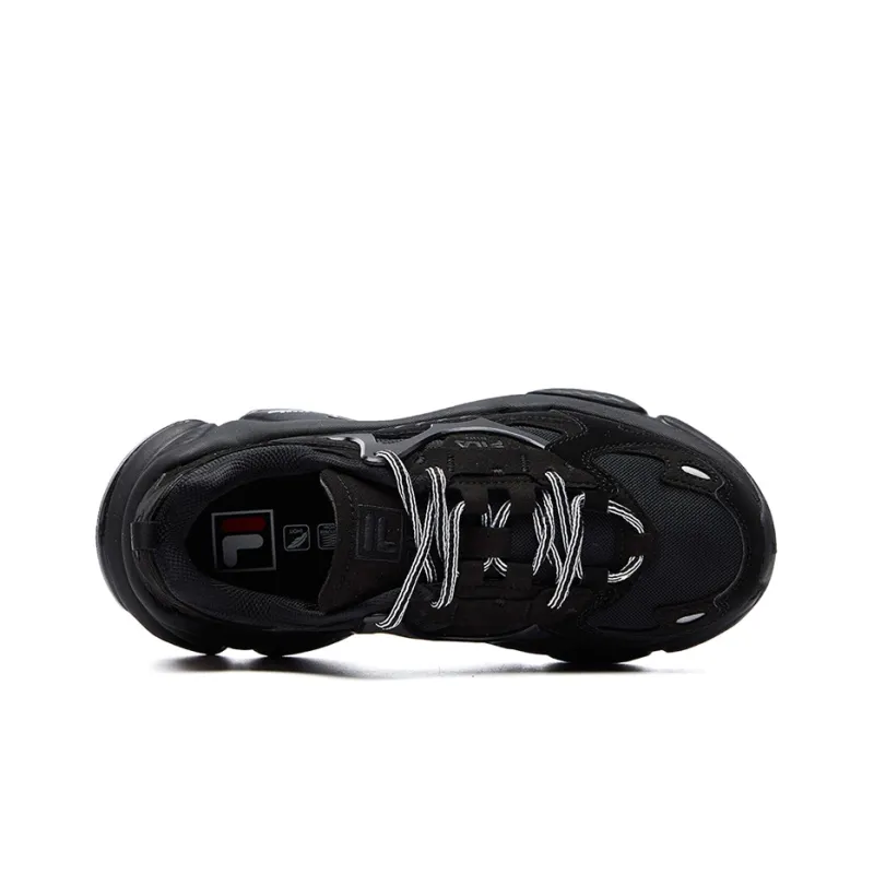FILA Rjv Low Top Running Shoes Black Women's-3