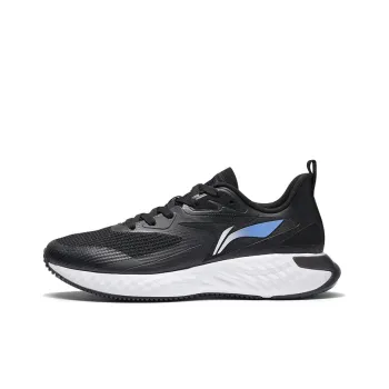 LiNing Li Ning Running Collection Cushioned Wear Resistant Lightweight Low Top Running Shoes Men's Black