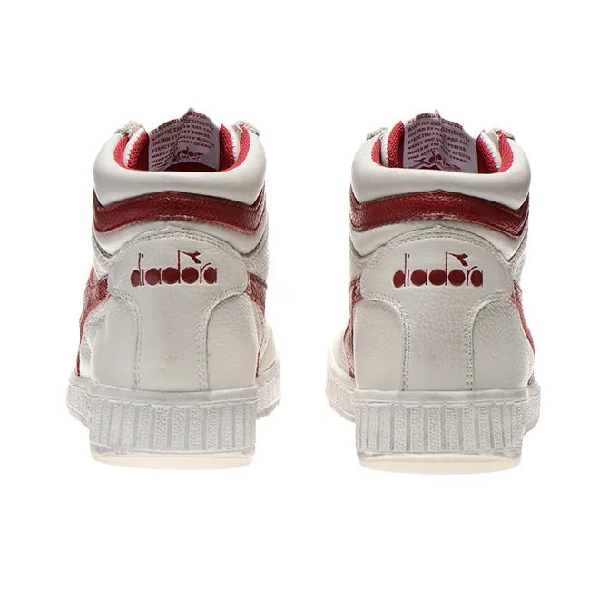 diadora Game L Waxed Row Cut 'White Red Pepper'-2