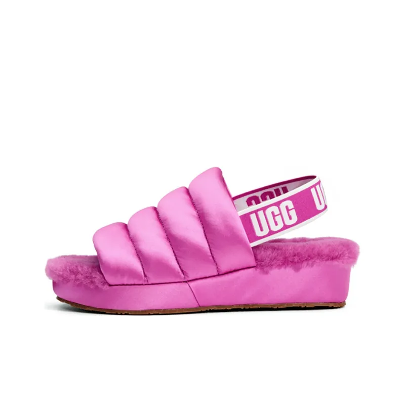 UGG Plush Slippers Women's Purple-0