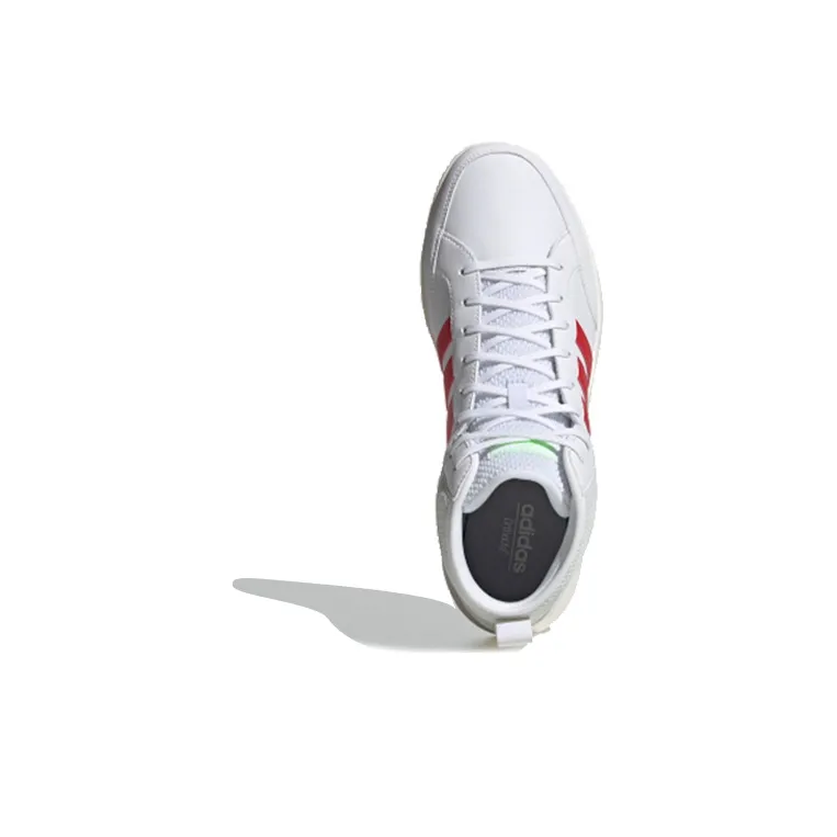 Adidas Court80s Mid High Top Casual Skate Shoes Unisex White Red Gray-3