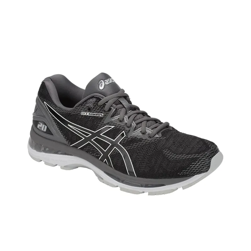 Asics GEL-Nimbus 20 Low-Top Running Shoes Men's Gray Black-3