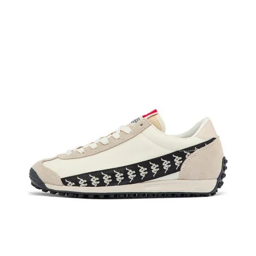 Kappa Running Shoes Unisex Low-Top Winter White/Black