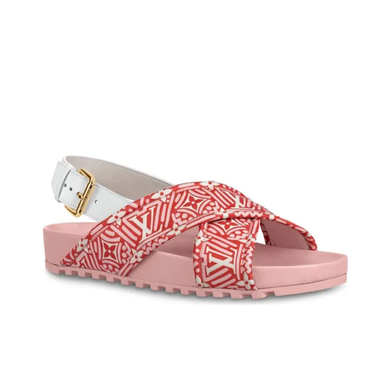 LOUIS VUITTON Lv Crafty Bom Dia 'Pinkred White' Women's-1