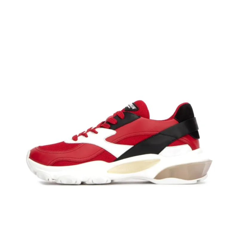 Valentino Low Top Casual Shoes Women's Red-0