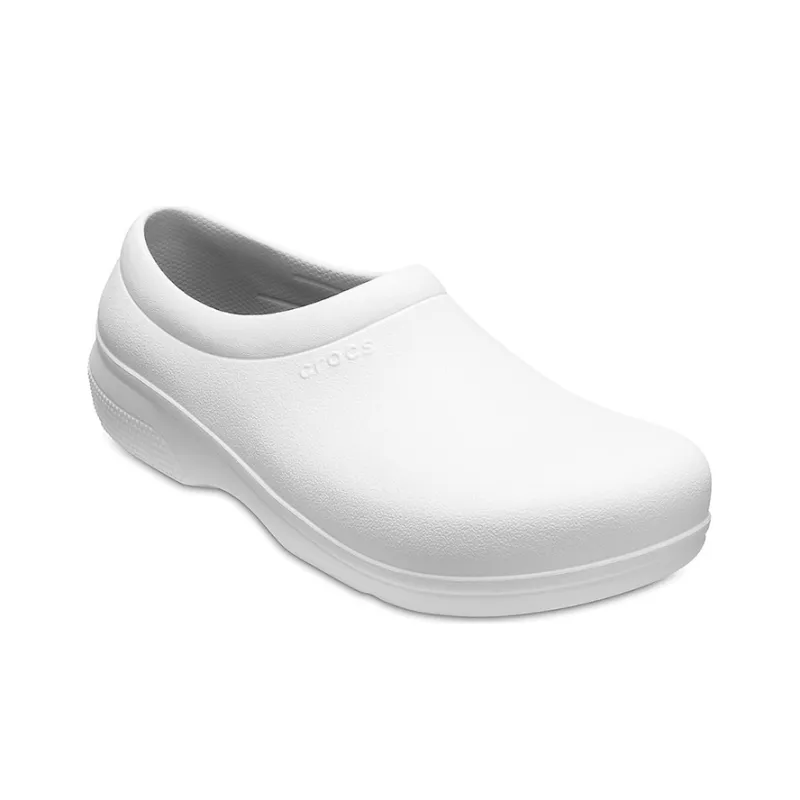 Crocs On The Clock Work Slip On 'White'-2