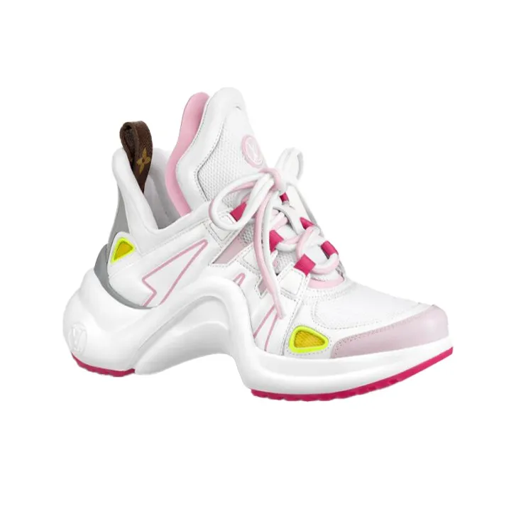 LOUIS VUITTON Archlight 1.0 Sneakers 'White Pink Red' Women's-1