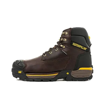 CAT Excavator Lt 6' WP CT Collection Durable Warm High Top Hiking/Trekking Shoes Men's Dark Umber