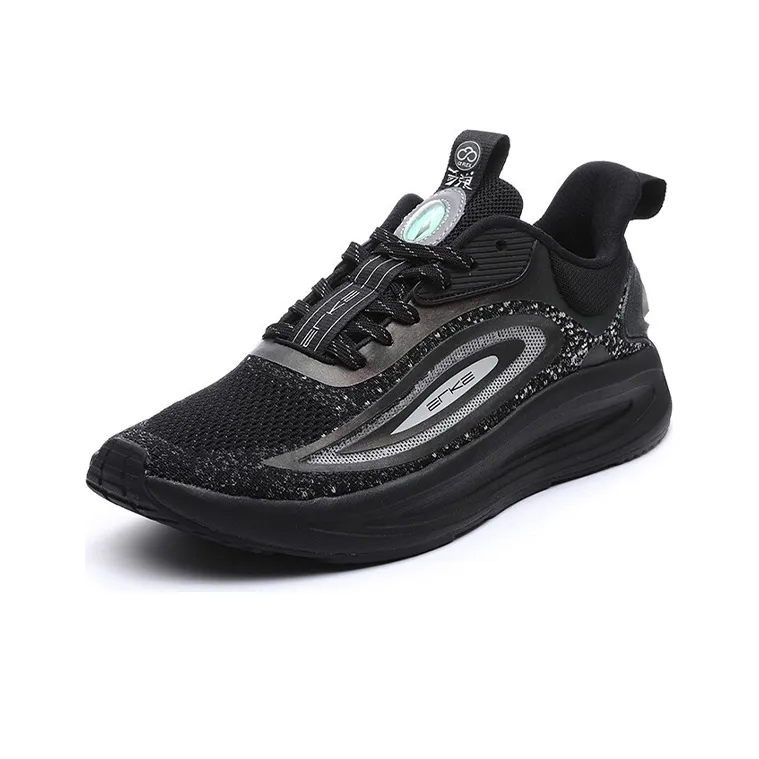 Erke Strange Bomb PRO Α-Fle Cushioning Low-Top Running Shoes Men's Black-2