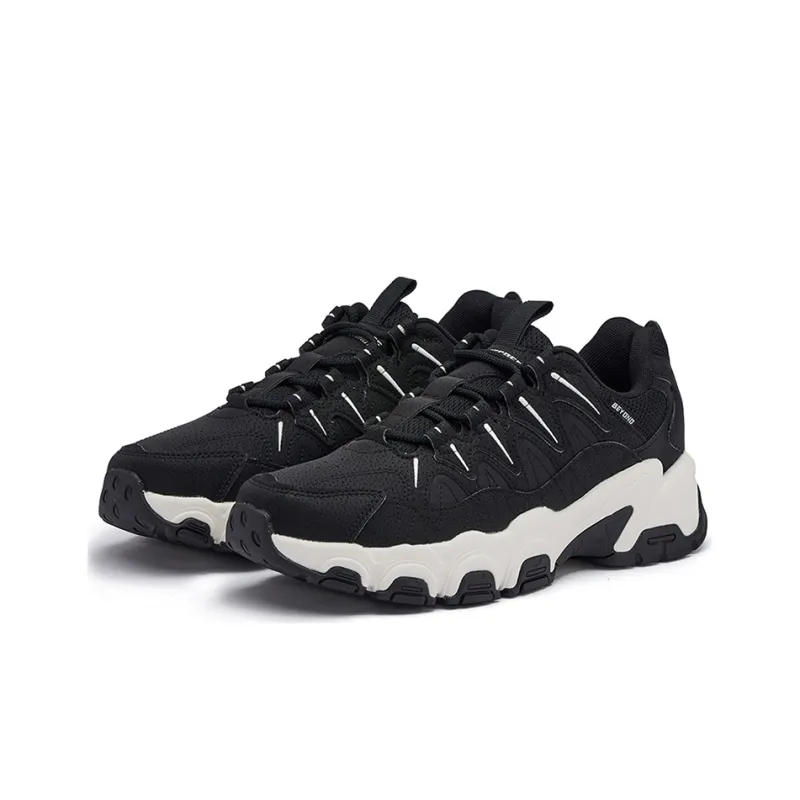 361° Series Of Reindeer Babirusa Abrasion Resistant Low Top Casual Shoes Men's Obsidian Black-2