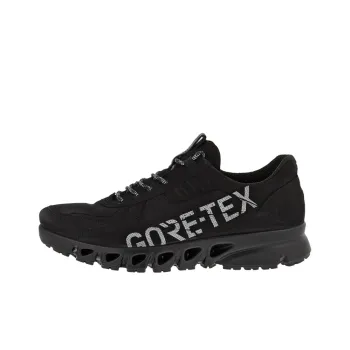 Ecco Multi Vent Gore Te Cushioning, Slip Resistant, And Abrasion Resistant Low Top Athletic Shoes Men's Black